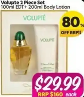 Your Discount Chemist Volupte 2 Piece Set 100ml offer