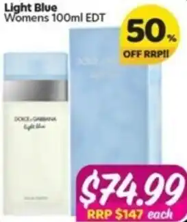 Your Discount Chemist Light Blue Womens 100ml offer