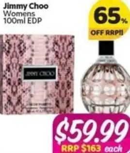 Your Discount Chemist Jimmy Choo Womens 100ml offer