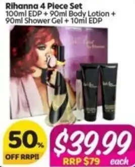 Rihanna 4 Plece Set