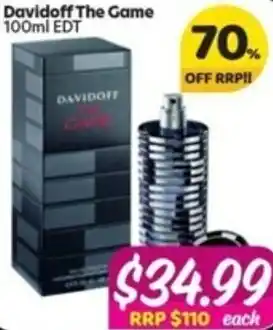 Your Discount Chemist Davidoff The Game 100ml offer