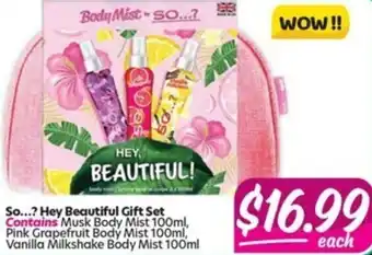 Your Discount Chemist So Hey Beautiful Gift Set offer