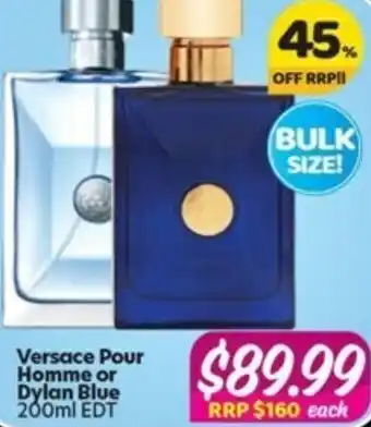 Your Discount Chemist Versace Pour Homme Or Dylan Blue 200 ml offer