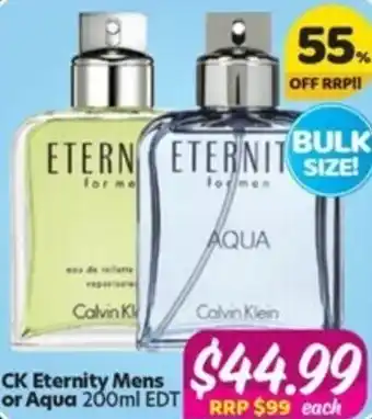 CK Eternity Mens Or Aqua 200 ml
