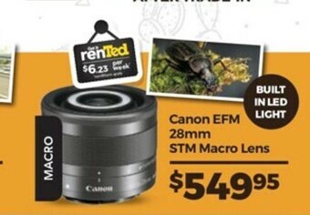 Canon - EFM 28mm STM Macro Lens