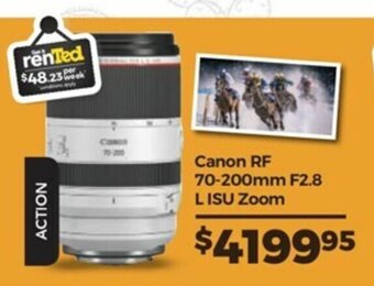 Teds Cameras Canon - RF 70-200mm F2.8 L ISU Zoom offer