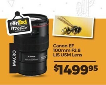 Teds Cameras Canon - EF 100mm F2.8 LIS USM Lens offer
