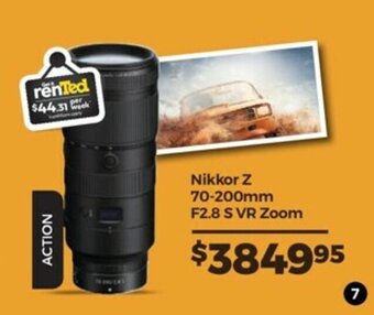 Teds Cameras Nikkor - Z 70-200mm F2.8 S VR Zoom offer