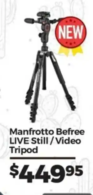 Teds Cameras Manfrotto Befree Live Still / Video Tripod offer
