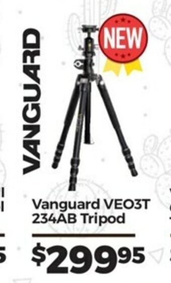 Teds Cameras Vanguard VEO3T 234AB Tripod offer