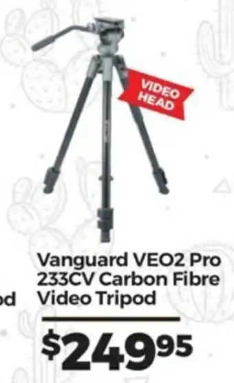 Teds Cameras Vanguard VEO2 Pro 233CV Carbon Fibre Video Tripod offer