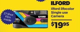 Teds Cameras Ilford - Ilfocolor Single Use Camera offer