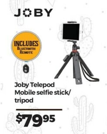 Teds Cameras Joby Telepod Mobile Selfie Stick / Tripod offer