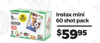 Teds Cameras Instax Mini 60 Shot Pack offer