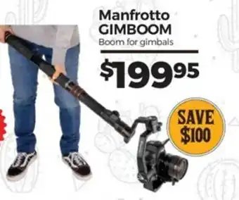 Teds Cameras Manfrotto Gimboom offer