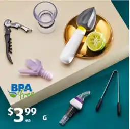 ALDI Joie Wine or Cocktail Accessories offer
