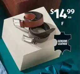 ALDI Men's Leather Belts offer
