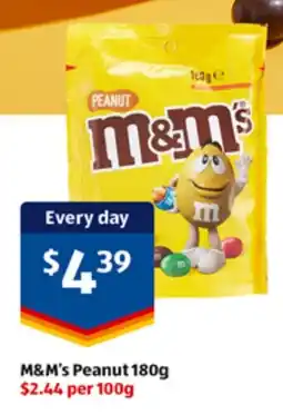 M&M's Peanut 180g