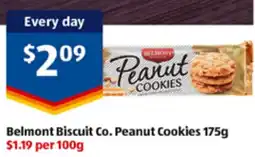 ALDI Belmont Biscuit Co. Peanut Cookies 175g offer