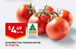 ALDI Australian Truss Tomatoes offer