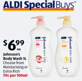 ALDI Johnson's Body Wash 1L offer