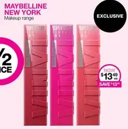 Priceline MAYBELLINE NEW YORK Makeup range offer