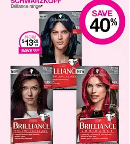 Priceline SCHWARZKOPF Brilliance range offer