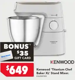 Kenwood Titanium Chef Baker XL stand mixer