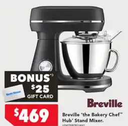Harvey Norman Breville the Bakery Chef Hub Stand Mixer offer