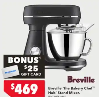 Harvey Norman Breville the Bakery Chef Hub Stand Mixer offer