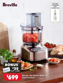 Harvey Norman Breville the Kitchen Wizz 16 Food Processor offer