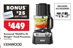 Harvey Norman Kenwood MultiPro XL Weigh Food Processor offer