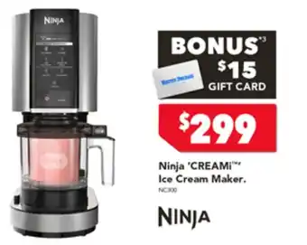 Harvey Norman Ninja CREAMI Ice Cream Maker offer