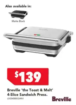 Harvey Norman Slice Sandwich Press offer