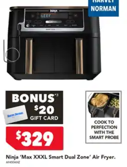 Ninja Max XXXL Smart Dual Zone' Air Fryer