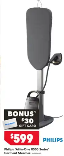 Harvey Norman Philips Garment Steamer offer