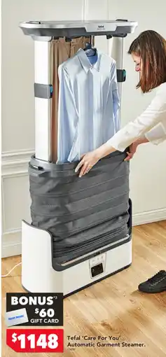 Harvey Norman Tefal Automatic Garment Steamer offer