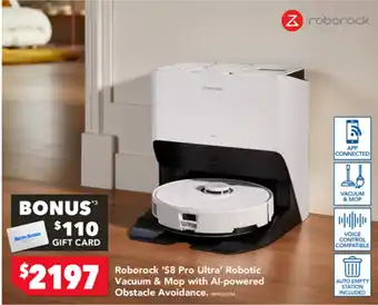 Harvey Norman Roborock Robotic Vacuum & Mop offer