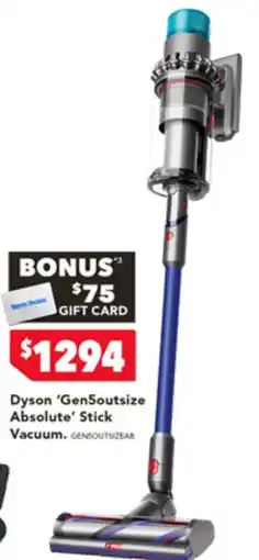 Harvey Norman Dyson Stick Vacuum offer