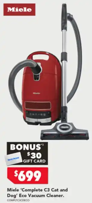 Harvey Norman Miele Eco Vacuum Cleaner offer