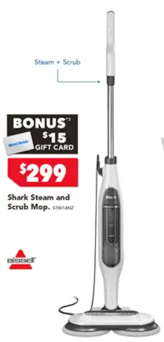 Harvey Norman Shark Steam and Scrub Mop offer