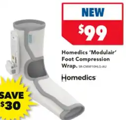 Harvey Norman Homedics Foot Compression Wrap offer
