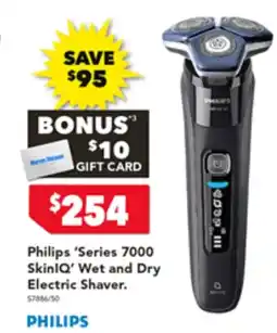 Harvey Norman SkinlQ Wet and Dry Electric Shaver offer