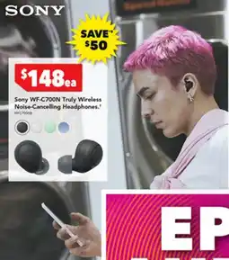 Harvey Norman Sony WF-C700N Truly Wireless Noise-Cancelling Headphones offer