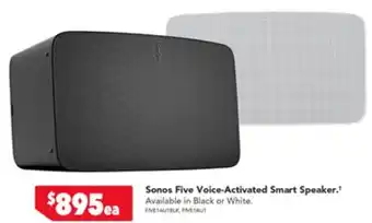 Harvey Norman Sonos Five Voice-Activated Smart Speaker offer