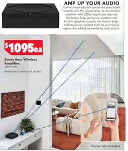 Harvey Norman Sonos Amp Wireless Amplifier offer