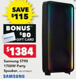 Harvey Norman Samsung ST90 1700w party offer