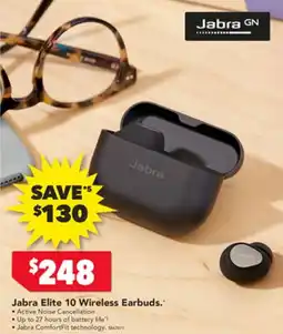Jabra Elite 10 Wireless Earbuds