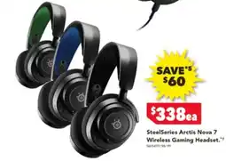 Harvey Norman SteelSeries Arctis Nova 7 Wireless Gaming Headset offer