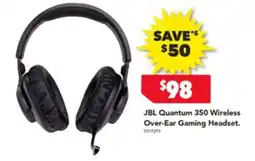 Harvey Norman JBL Quantum 350 Wireless Over-Ear Gaming Headset offer